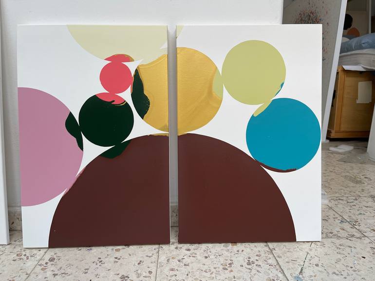 Original Abstract Painting by Eleni Pratsi