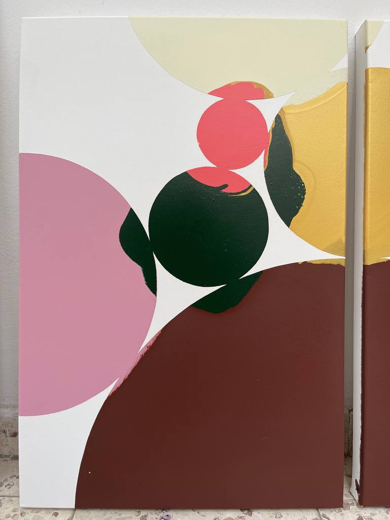 Original Abstract Painting by Eleni Pratsi