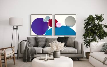 Original Abstract Paintings by Eleni Pratsi