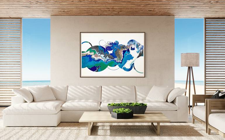 Original Abstract Painting by Eleni Pratsi