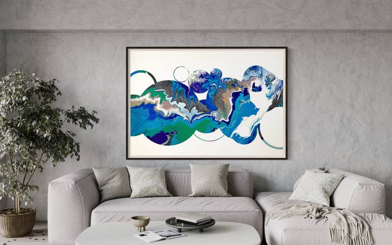 Original Abstract Painting by Eleni Pratsi