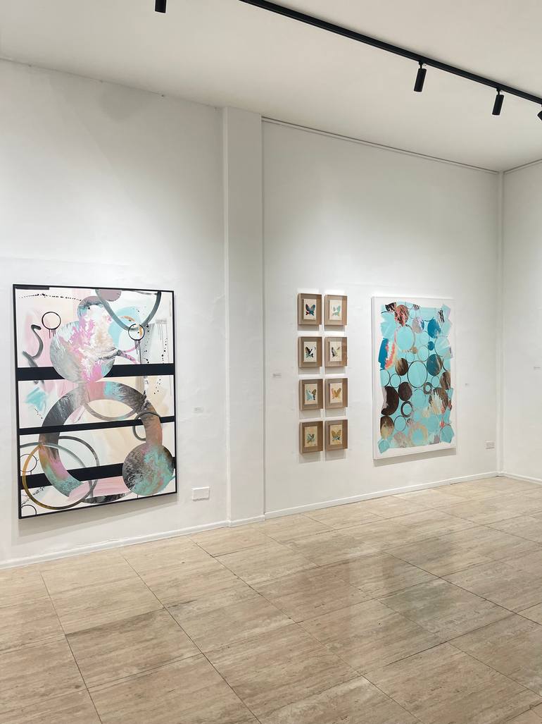 Original Abstract Expressionism Abstract Painting by Eleni Pratsi