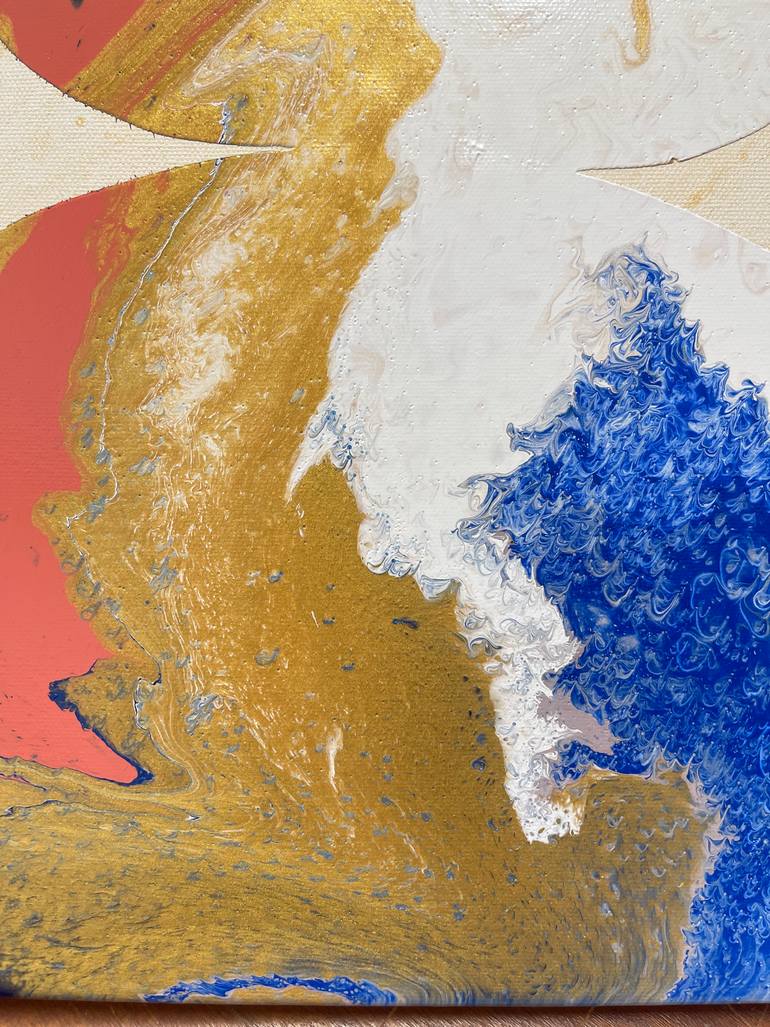 Original Abstract Expressionism Abstract Painting by Eleni Pratsi