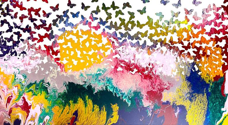 Original Abstract Painting by Eleni Pratsi