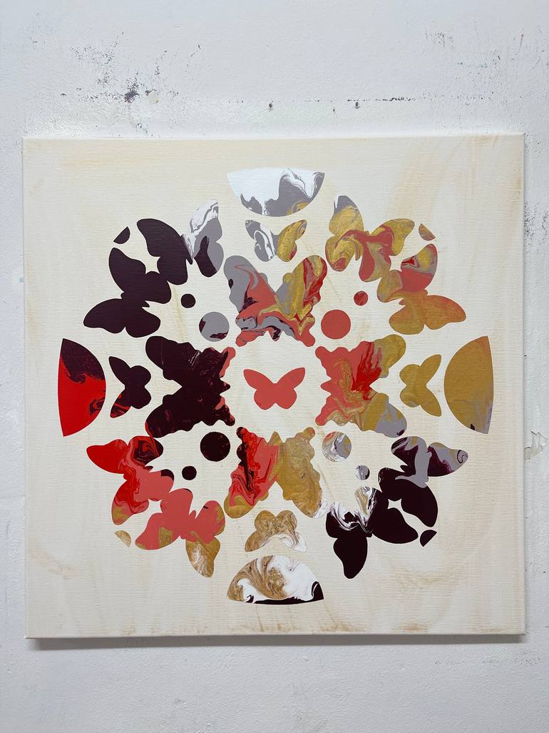 Original Abstract Expressionism Abstract Painting by Eleni Pratsi