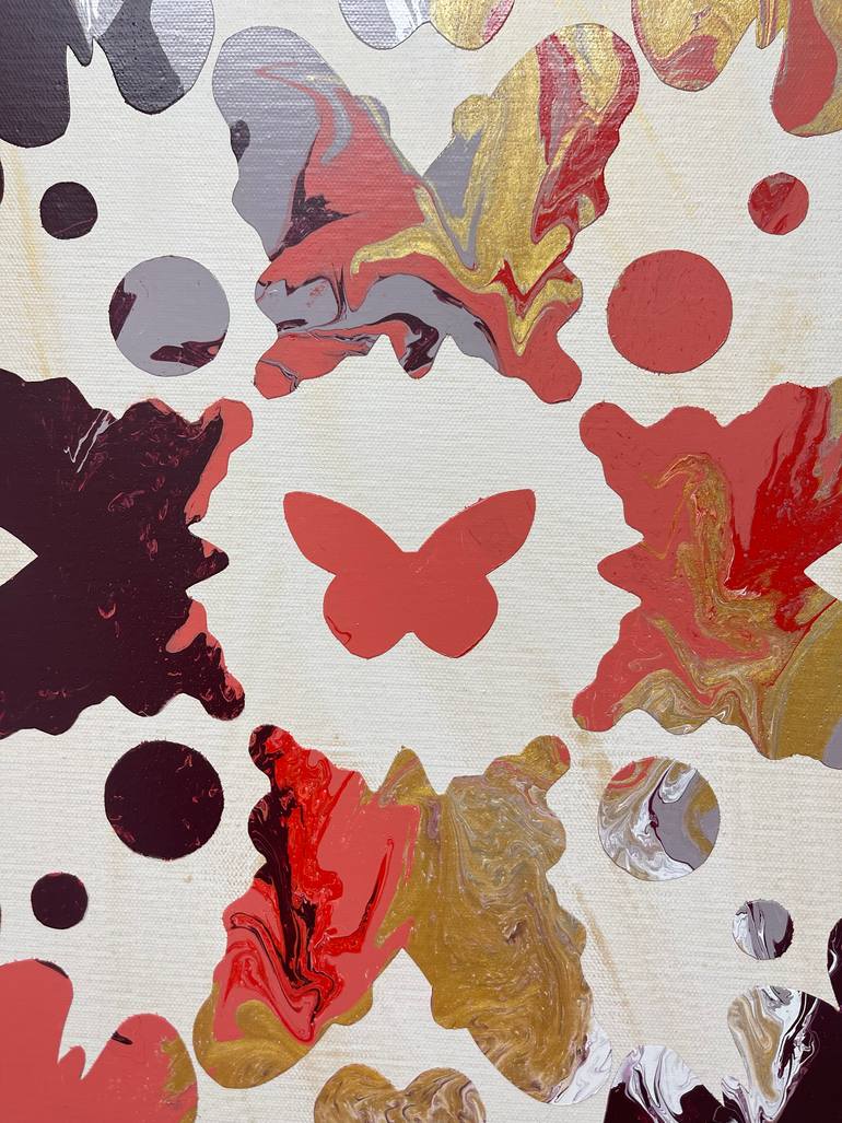 Original Abstract Expressionism Abstract Painting by Eleni Pratsi