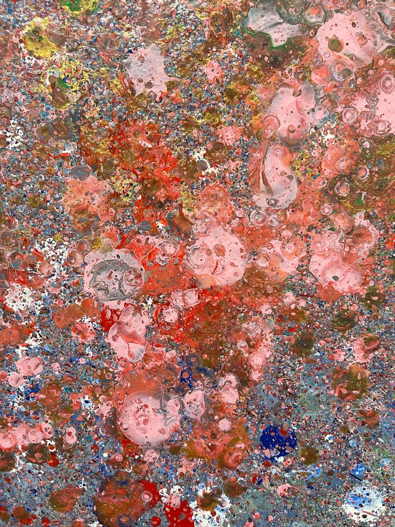 Original Abstract Expressionism Abstract Painting by Eleni Pratsi