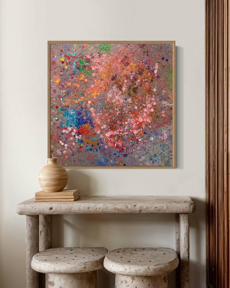 Original Abstract Expressionism Abstract Painting by Eleni Pratsi