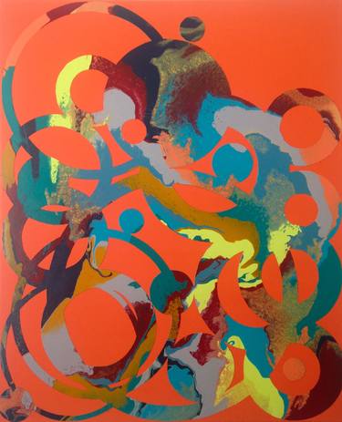 Original Abstract Paintings by Eleni Pratsi