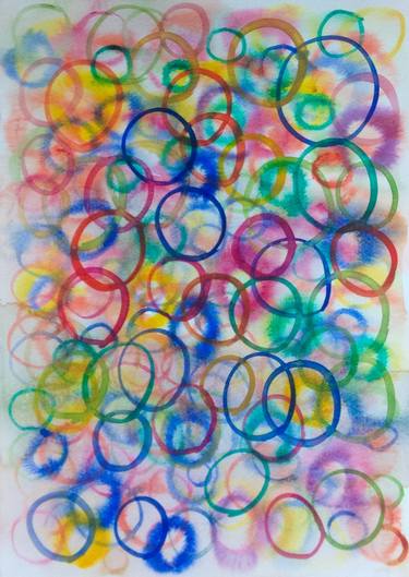 Original Abstract Drawings by Eleni Pratsi