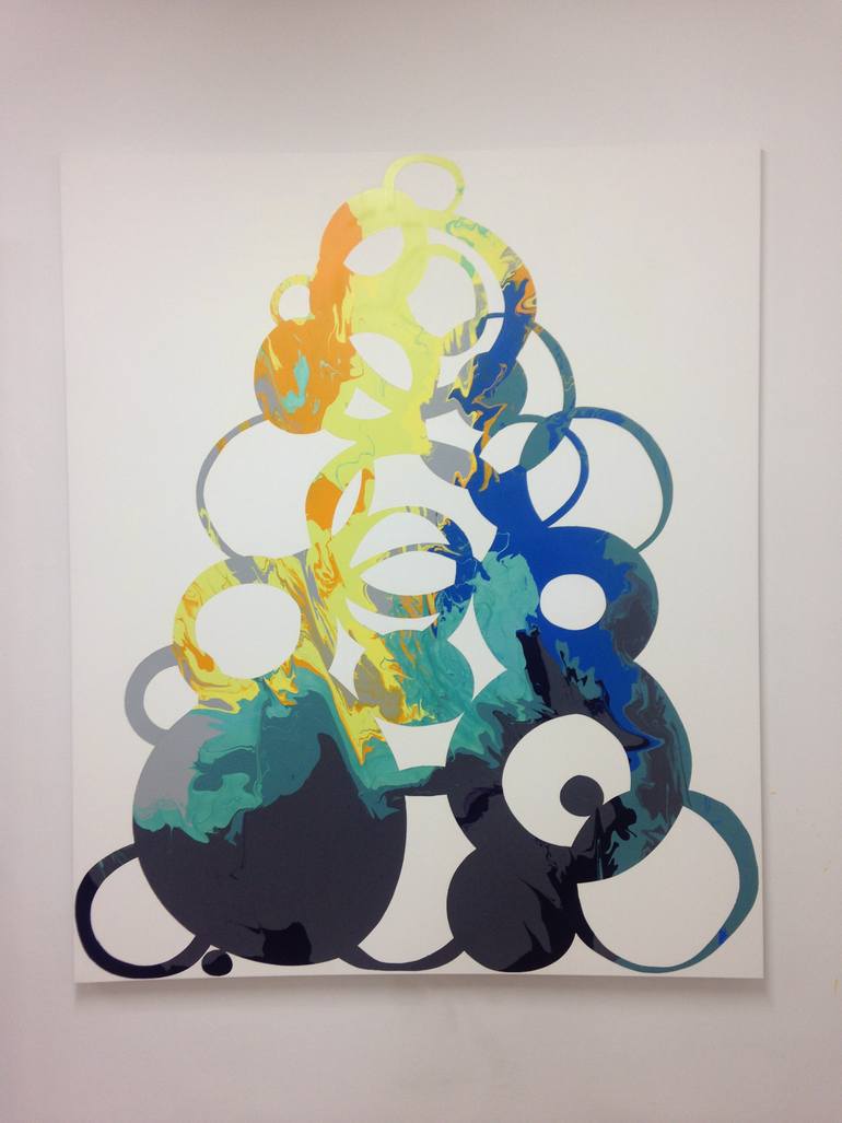Original Abstract Painting by Eleni Pratsi