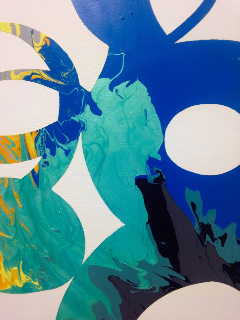 Original Abstract Painting by Eleni Pratsi