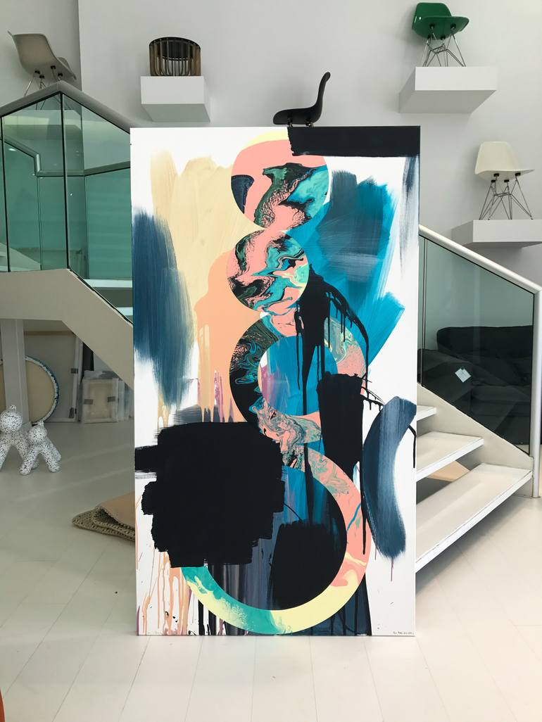 Original Abstract Painting by Eleni Pratsi