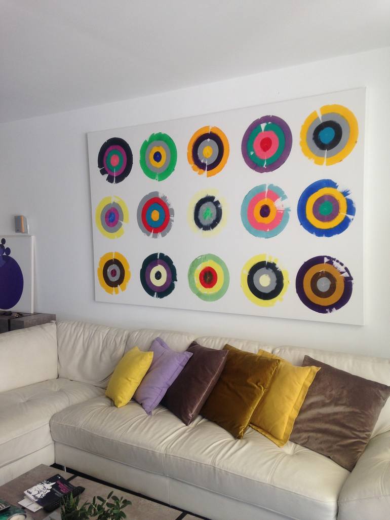 Original Modern Abstract Painting by Eleni Pratsi