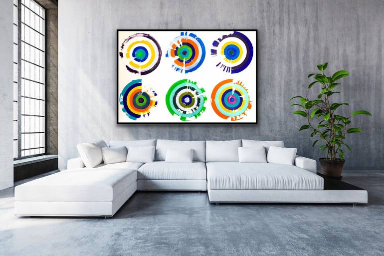 Original Abstract Painting by Eleni Pratsi