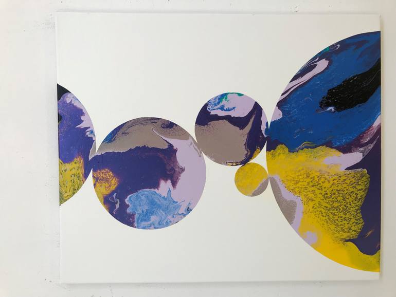 Original Abstract Painting by Eleni Pratsi