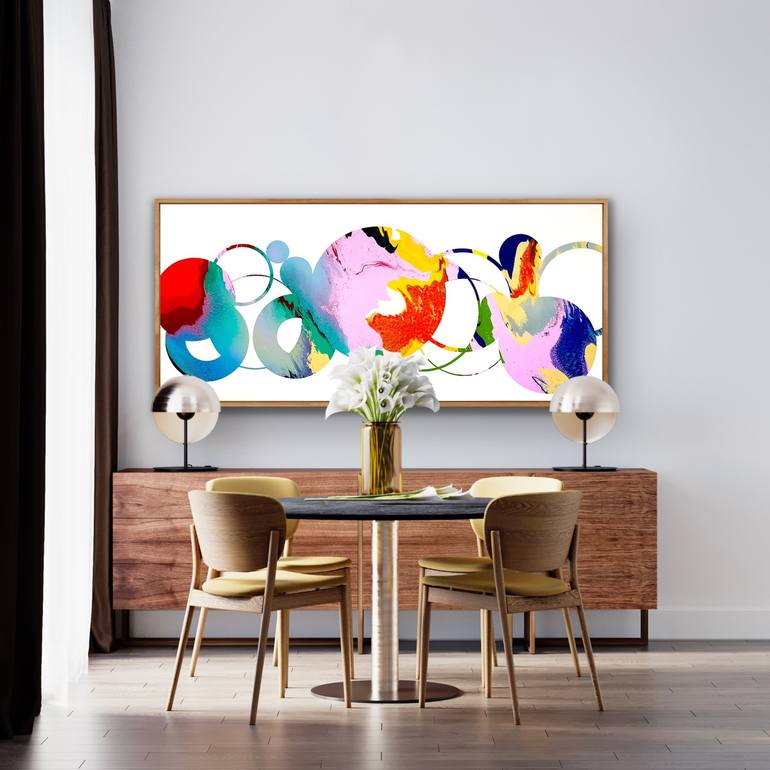 Original Abstract Painting by Eleni Pratsi