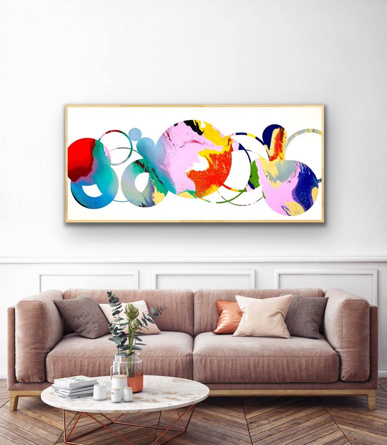 Original Abstract Painting by Eleni Pratsi