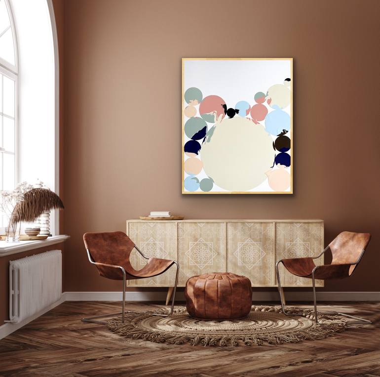 Original Abstract Painting by Eleni Pratsi