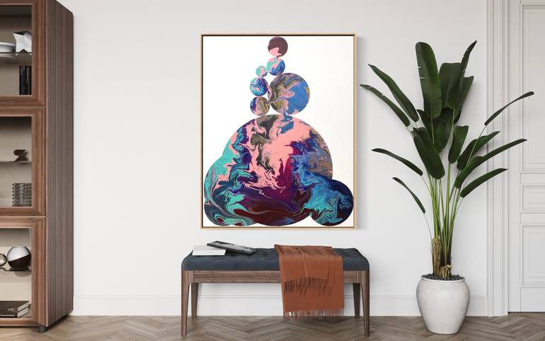 Original Abstract Painting by Eleni Pratsi