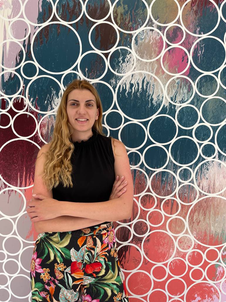 Original Abstract Painting by Eleni Pratsi