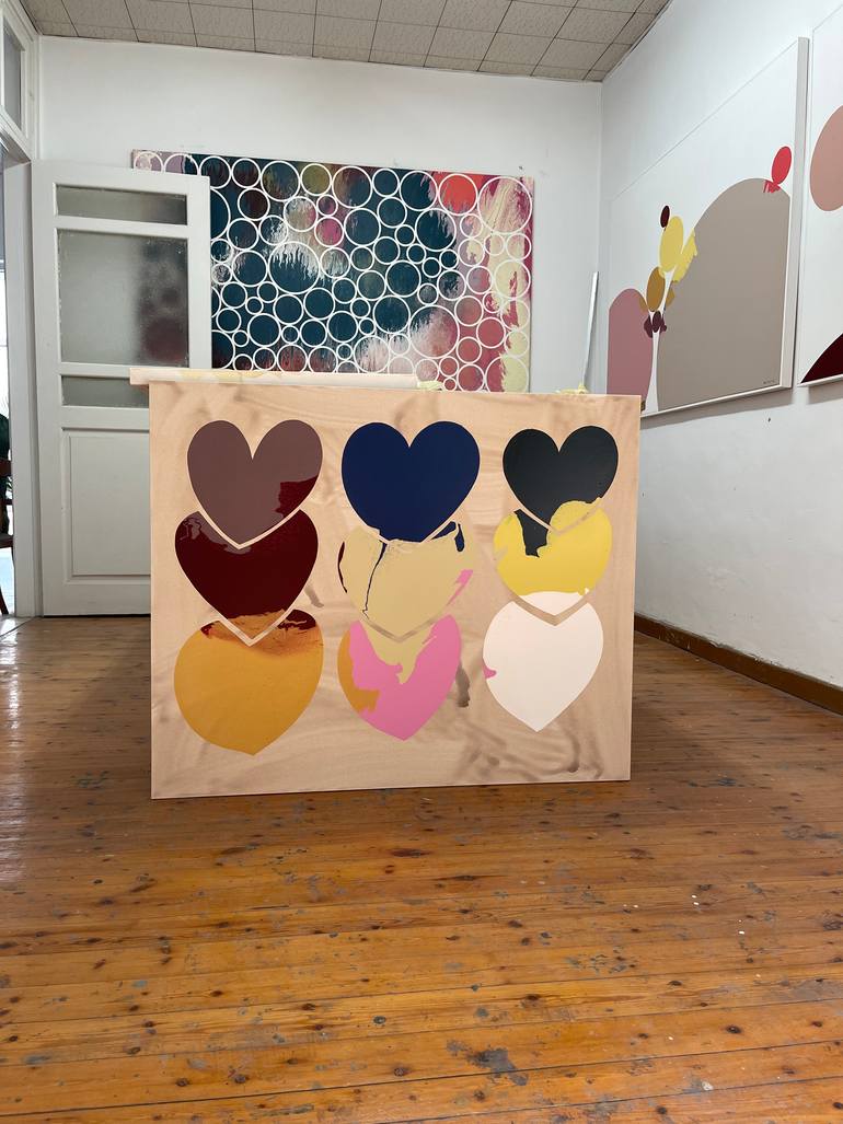 Original Abstract Painting by Eleni Pratsi