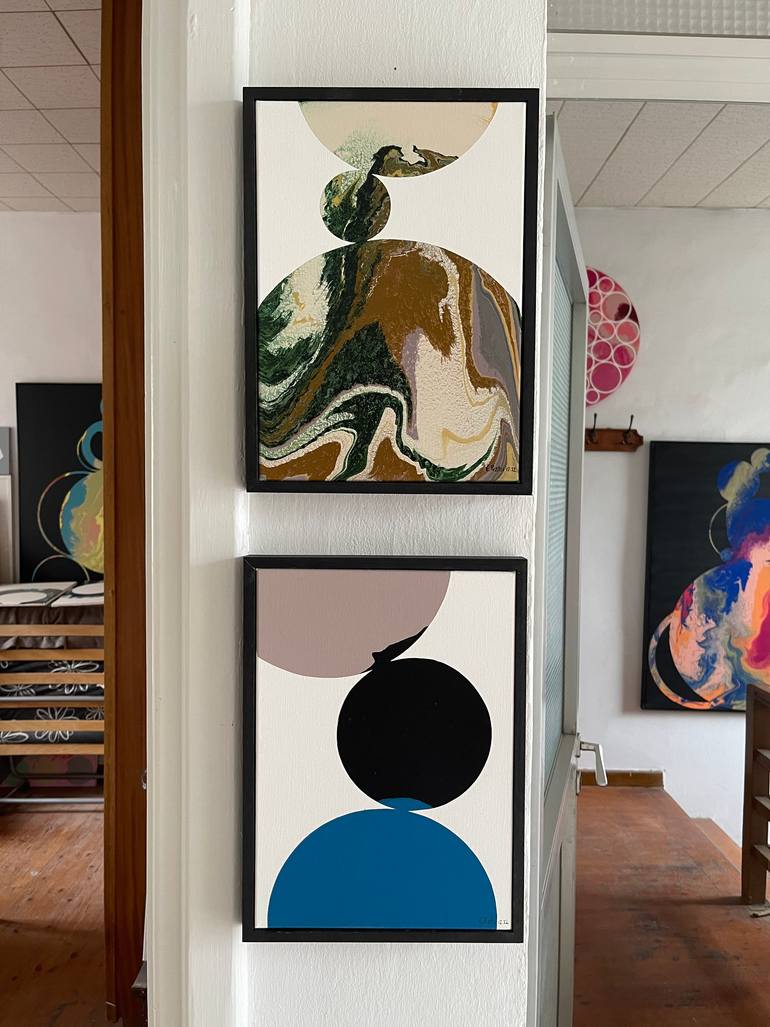 Original Abstract Painting by Eleni Pratsi