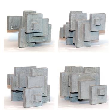 Original Abstract Architecture Sculpture by Benoist Van Borren