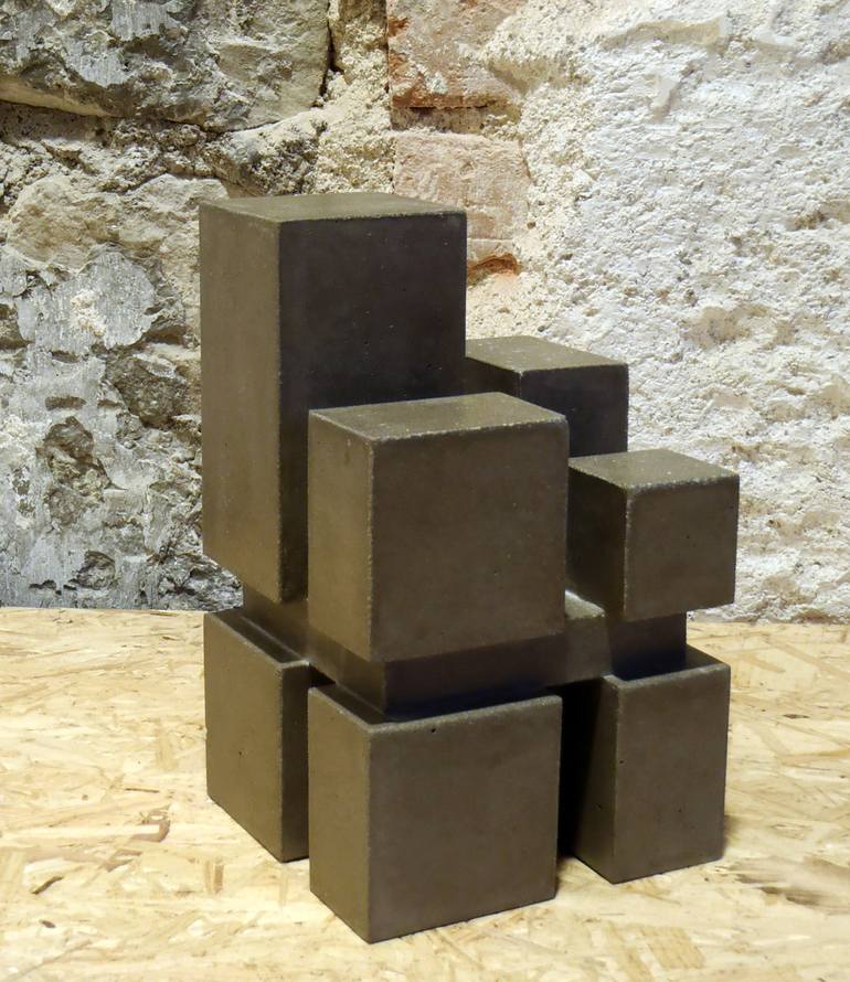 Original Minimalism Abstract Sculpture by Benoist Van Borren