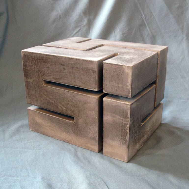 Original Minimalism Love Sculpture by Benoist Van Borren