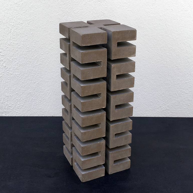Original Abstract Architecture Sculpture by Benoist Van Borren