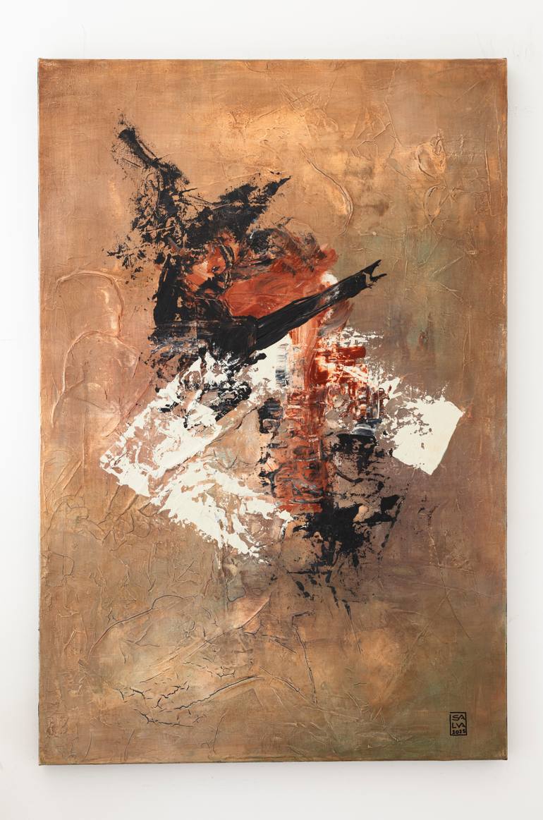 Original Abstract Expressionism Abstract Painting by Salvatore Balice