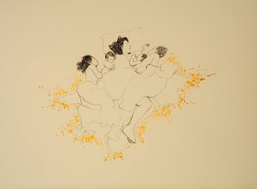 Print of Figurative Family Drawings by Diana Navarrete Astroza