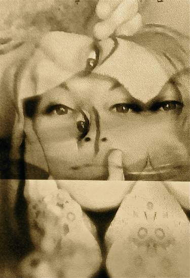 Original Expressionism People Collage by Agnieszka Kukawska