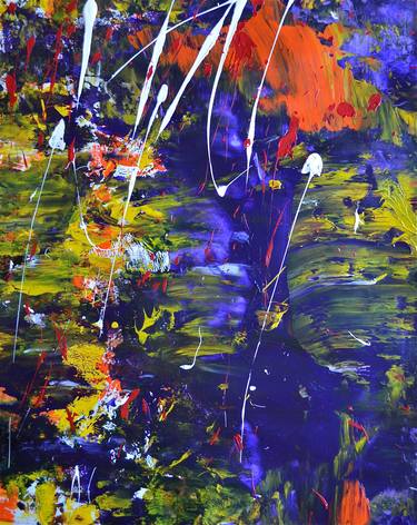 Print of Abstract Expressionism Seasons Paintings by Agnieszka Kukawska