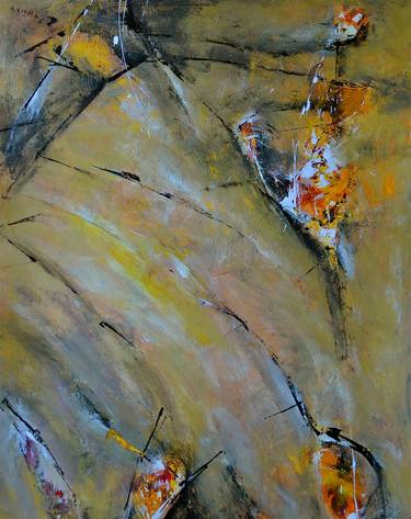 Original Abstract Expressionism Abstract Paintings by Agnieszka Kukawska