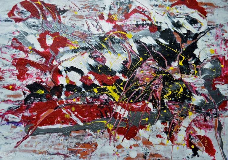 A Burst Of Emotions Painting by Agnieszka Kukawska | Saatchi Art