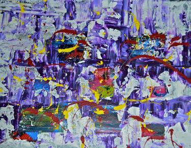 Print of Abstract Expressionism Places Paintings by Agnieszka Kukawska