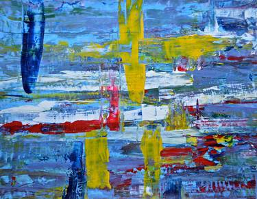 Original Abstract Expressionism Abstract Paintings by Agnieszka Kukawska