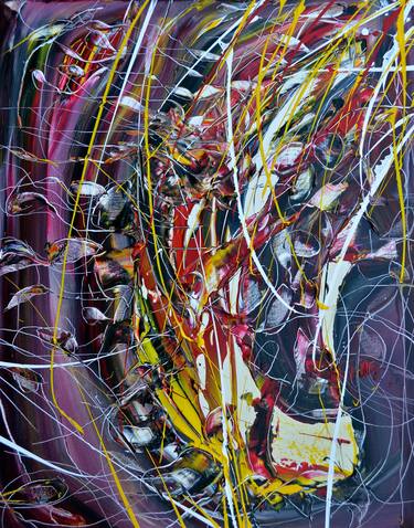 Original Abstract Time Paintings by Agnieszka Kukawska