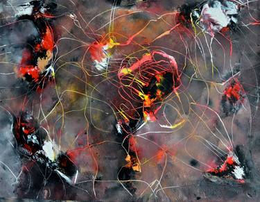 Original Abstract Expressionism Nature Paintings by Agnieszka Kukawska