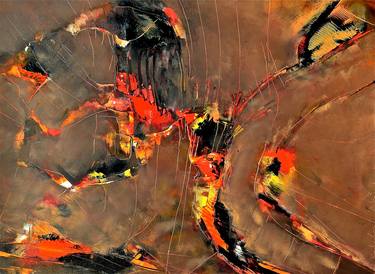 Original Abstract Expressionism Music Paintings by Agnieszka Kukawska