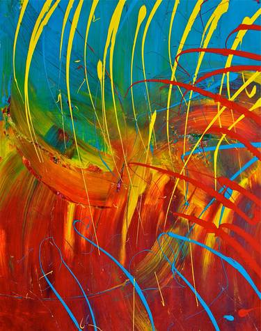 Print of Abstract Music Paintings by Agnieszka Kukawska