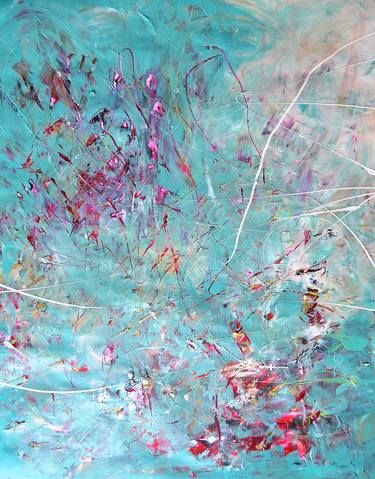 Original Abstract Expressionism Nature Paintings by Agnieszka Kukawska