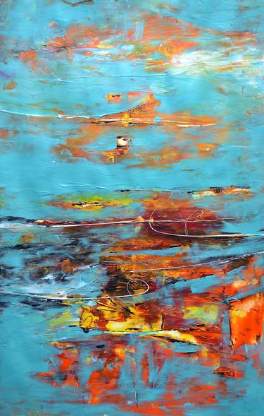 Original Abstract Expressionism Nature Paintings by Agnieszka Kukawska