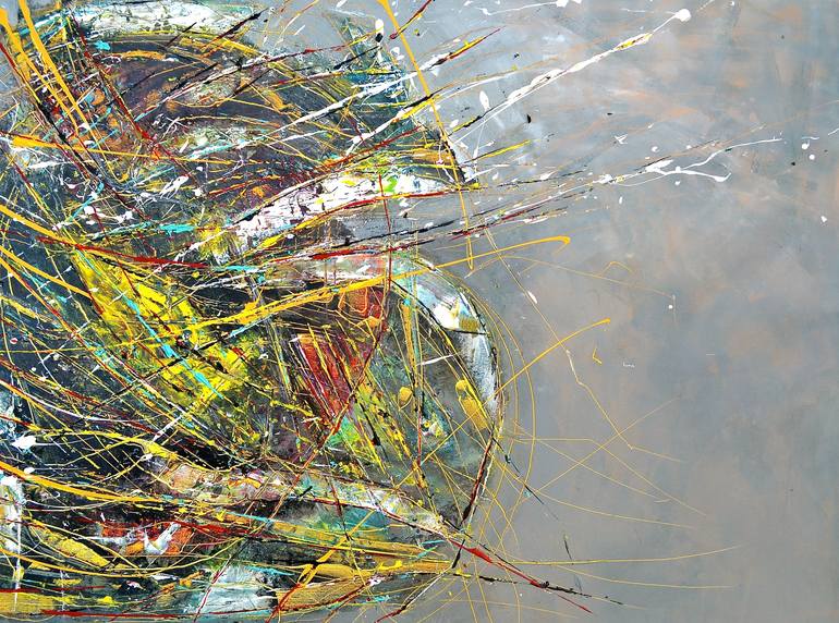 Original Nature Painting by Agnieszka Kukawska | Abstract Expressionism Art on Canvas | The Way I Feel