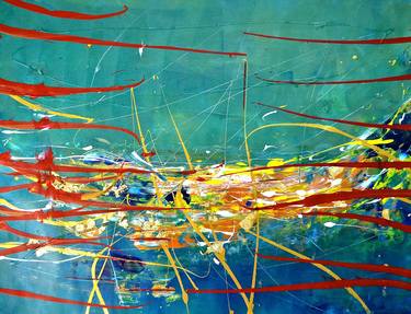 Original Abstract Expressionism Nature Paintings by Agnieszka Kukawska