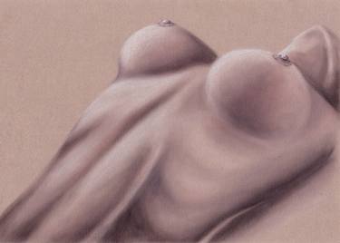 Print of Realism Nude Drawings by Laura S