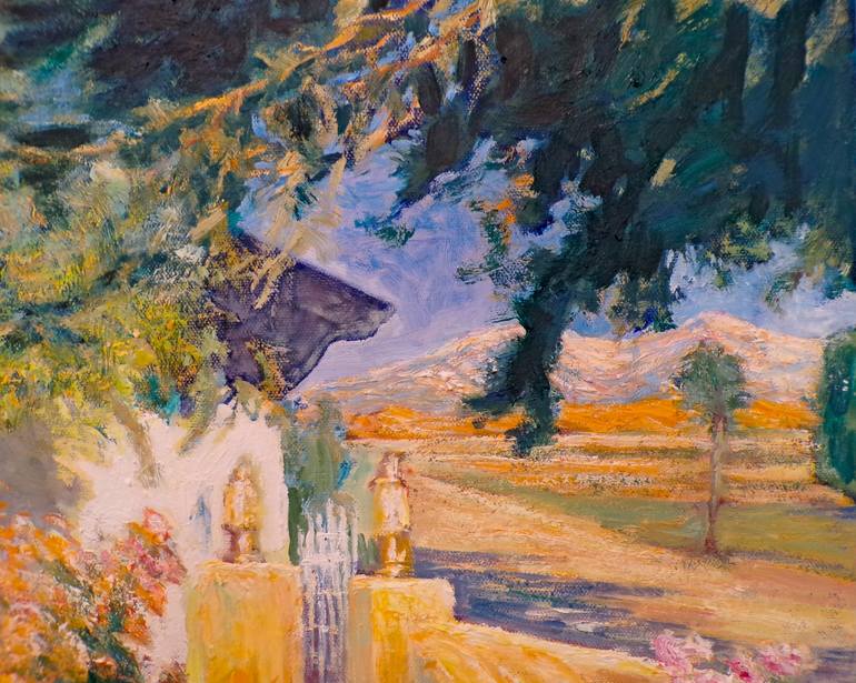 Original Impressionism Landscape Painting by Francis Azzopardi