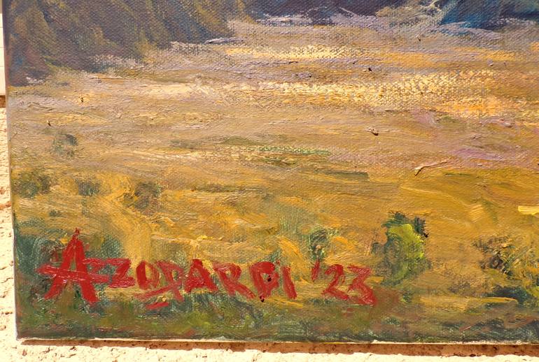 Original Impressionism Landscape Painting by Francis Azzopardi